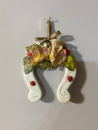 Ferri di Cavallo in Ceramica Dipinti a Mano