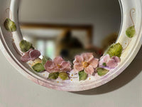 Specchio Tondo Decorazione in Porcellana Fredda