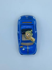 Fiat 500 con Decorazioni in Porcellana Fredda e Luce LED