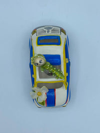 Fiat 500 con Decorazioni in Porcellana Fredda e Luce LED