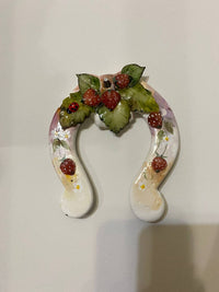 Ferri di Cavallo in Ceramica Dipinti a Mano