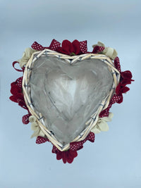 Cestino Cuore Avorio