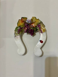 Ferri di Cavallo in Ceramica Dipinti a Mano