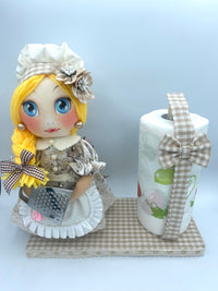 Bambola Porta Carta da Cucina