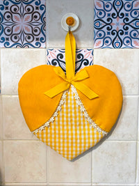 Presine a Cuore in Stoffa