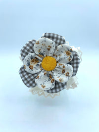 Barattolo con Copritappo Floreale fatto a mano