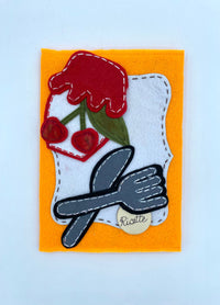 Quadernino in Feltro per Ricette