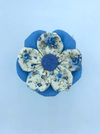 Barattolo con Copritappo Floreale fatto a mano