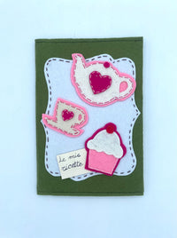 Quadernino in Feltro per Ricette