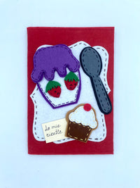 Quadernino in Feltro per Ricette