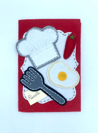 Quadernino in Feltro per Ricette