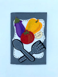 Quadernino in Feltro per Ricette