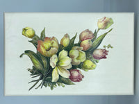 Banchetto Avorio Découpage Fiori