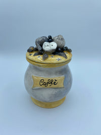 Barattoli In Ceramica 3D Grigi