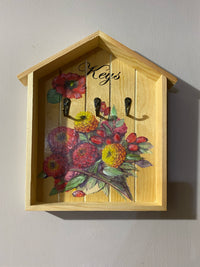 Appendi Chiavi In Legno Dècoupage