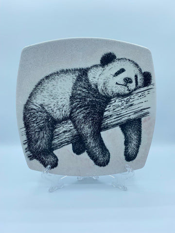 Piatto Découpage Panda