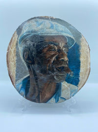 Disco Di Tronco Découpage Cubano