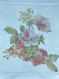 Piattino Découpage Rose