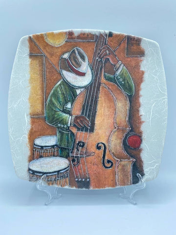 Piatto Découpage Contrabasso